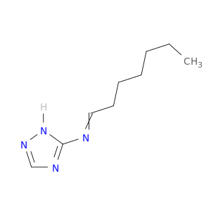 1H-1,2,4-Triazol-5-amine,N-heptylidene-