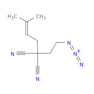 Propanedinitrile, (2-azidoethyl)(3-methyl-2-butenyl)-