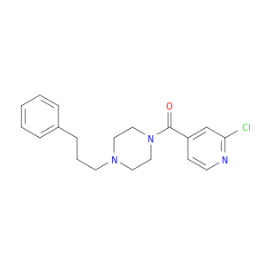Methanone, (2-chloro-4-pyridinyl)[4-(3-phenylpropyl)-1-piperazinyl]-