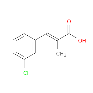 2-Propenoic acid, 3-(3-chlorophenyl)-2-methyl-, (2E)-