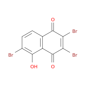 1,4-Naphthalenedione, 2,3,6-tribromo-5-hydroxy-