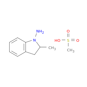 1H-Indol-1-amine, 2,3-dihydro-2-methyl-, methanesulfonate