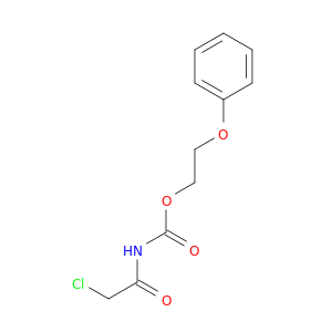 Carbamic acid, (chloroacetyl)-, 2-phenoxyethyl ester