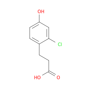 3-(2-Chloro-4-hydroxyphenyl)propanoic acid