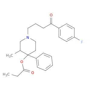 1-Butanone,1-(4-fluorophenyl)-4-[3-methyl-4-(1-oxopropoxy)-4-phenyl-1-piperidinyl]-,(3S-cis)- (9CI)