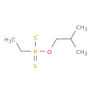 Phosphonodithioic acid, ethyl-, O-(2-methylpropyl) ester