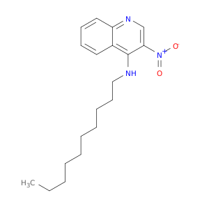 4-Quinolinamine, N-decyl-3-nitro-