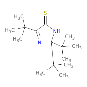 4H-Imidazole-4-thione, 2,2,5-tris(1,1-dimethylethyl)-2,3-dihydro-
