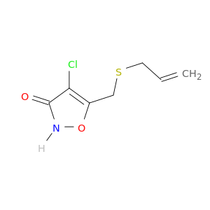 3(2H)-Isoxazolone, 4-chloro-5-[(2-propenylthio)methyl]-