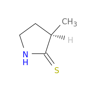 2-Pyrrolidinethione, 3-methyl-, (R)-
