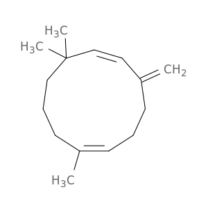 反,反-5-亚甲基-1,8,8-三甲基-1,6-环十一烷二烯