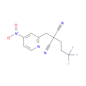 Propanedinitrile, [(4-nitro-2-pyridinyl)methyl](3,3,3-trifluoropropyl)-