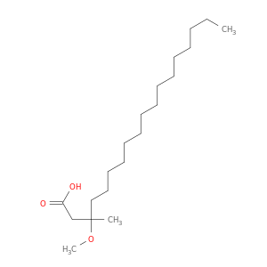 Octadecanoic acid, 3-methoxy-3-methyl-