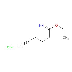 5-Hexynimidic acid, ethyl ester, hydrochloride