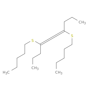4,5,6-Decatriene, 4,7-bis(pentylthio)-