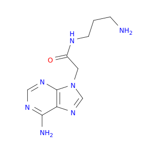 9H-Purine-9-acetamide, 6-amino-N-(3-aminopropyl)-