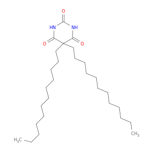 2,4,6(1H,3H,5H)-Pyrimidinetrione, 5,5-didodecyl-