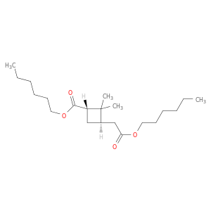 Cyclobutaneacetic acid,3-carboxy-2,2-dimethyl-, dihexyl ester (6CI,8CI)