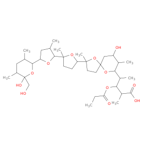 4-(9-hydroxy-2-{5'-[6-hydroxy-6-(hydroxymethyl)-3,5-dimethyltetrahydro-2h-pyran-2-yl]-2,3'-dimethyloctahydro-2,2'-bifuran-5-yl}-2,8-dimethyl-1,6-dioxaspiro[4.5]dec-7-yl)-2-methyl-3-(propanoyloxy)pentanoic acid