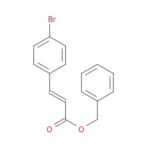 2-Propenoic acid, 3-(4-bromophenyl)-, phenylmethyl ester, (E)-