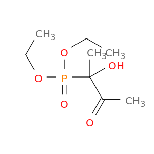 Phosphonic acid, (1-hydroxy-1-methyl-2-oxopropyl)-, diethyl ester
