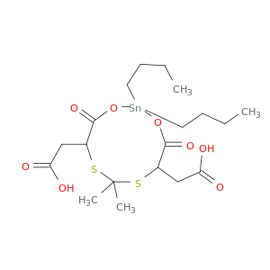 1,3,6,8,2-Dioxadithiastannecane-5,9-diaceticacid, 2,2-dibutyl-7,7-dimethyl-4,10-dioxo-