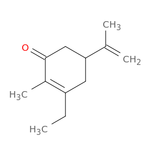 2-Cyclohexen-1-one, 3-ethyl-2-methyl-5-(1-methylethenyl)-