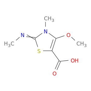5-Thiazolecarboxylicacid, 2,3-dihydro-4-methoxy-3-methyl-2-(methylimino)-