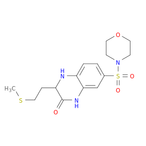 3-[2-(Methylsulfanyl)ethyl]-7-(morpholine-4-sulfonyl)-1,2,3,4-tetrahydroquinoxalin-2-one