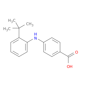 4-[(2-tert-butylphenyl)amino]benzoic acid