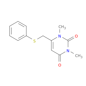 2,4(1H,3H)-Pyrimidinedione, 1,3-dimethyl-6-[(phenylthio)methyl]-
