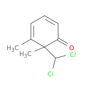 2,4-Cyclohexadien-1-one,6-(dichloromethyl)-5,6-dimethyl-