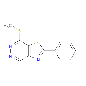 Thiazolo[4,5-d]pyridazine, 7-(methylthio)-2-phenyl-