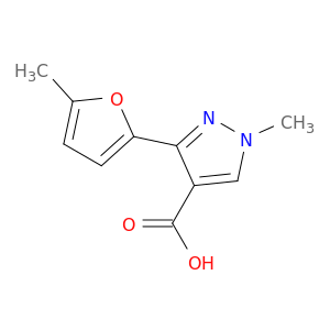 1-Methyl-3-(5-methylfuran-2-yl)-1H-pyrazole-4-carboxylic acid