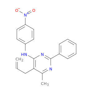 4-Pyrimidinamine, 6-methyl-N-(4-nitrophenyl)-2-phenyl-5-(2-propenyl)-
