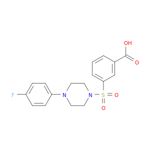 3-((4-(4-Fluorophenyl)piperazin-1-yl)sulfonyl)benzoic acid