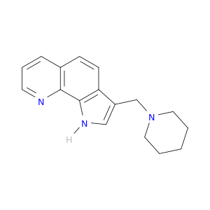 1H-Pyrrolo[3,2-h]quinoline, 3-(1-piperidinylmethyl)-