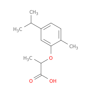 2-[2-methyl-5-(propan-2-yl)phenoxy]propanoic Acid