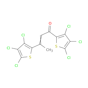 2-Buten-1-one, 1,3-bis(3,4,5-trichloro-2-thienyl)-