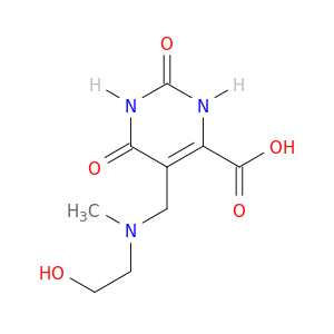4-Pyrimidinecarboxylicacid, 1,2,3,6-tetrahydro-5-[[(2-hydroxyethyl)methylamino]methyl]-2,6-dioxo-
