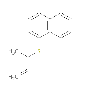 Naphthalene, 1-[(1-methyl-2-propenyl)thio]-