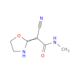 Acetamide, 2-cyano-N-methyl-2-(2-oxazolidinylidene)-