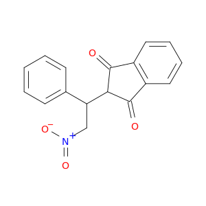 1H-Indene-1,3(2H)-dione, 2-(2-nitro-1-phenylethyl)-