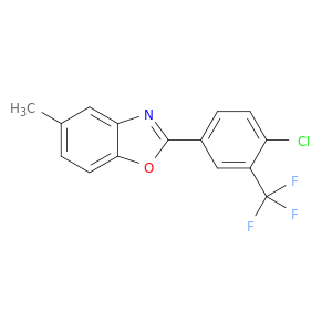 Benzoxazole, 2-[4-chloro-3-(trifluoromethyl)phenyl]-5-methyl-