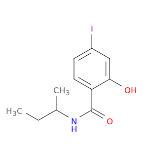 Benzamide, 2-hydroxy-4-iodo-N-(1-methylpropyl)-