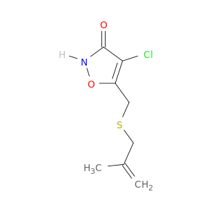 3(2H)-Isoxazolone, 4-chloro-5-[[(2-methyl-2-propenyl)thio]methyl]-