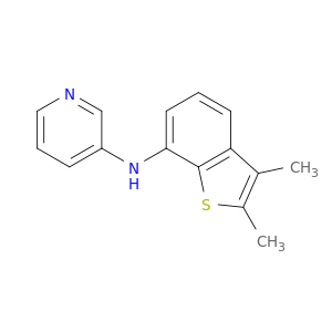 3-Pyridinamine, N-(2,3-dimethylbenzo[b]thien-7-yl)-