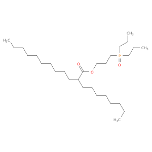 Dodecanoic acid, 2-octyl-, 3-(dipropylphosphinyl)propyl ester