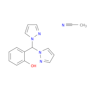 苯酚,2-(二-1H-吡唑-1-基甲基)-,CPOMD。用乙腈(1：1)