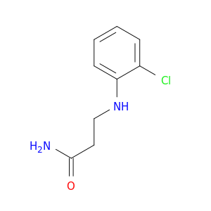 3-[(2-chlorophenyl)amino]propanamide